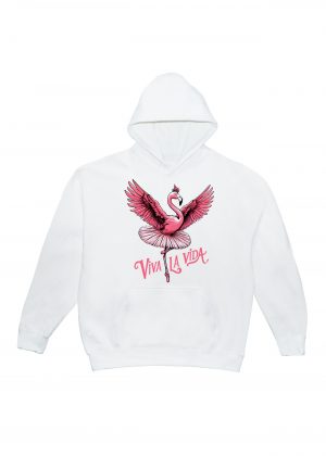 Sweats à capuche Unisexe Adultes / Flamant rose ~ Danses & Fiestas