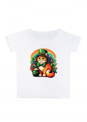 Col rond Femmes / Chat ~ Saint Patrick