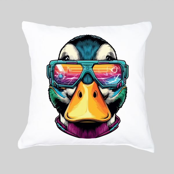 Housse de coussin Canard ~ Colors Vibes