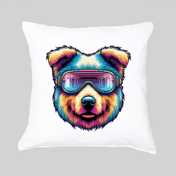 Housse de coussin Chien ~ Colors Vibes