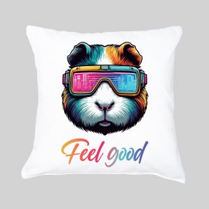 Housse de coussin Cochon d'Inde ~ Colors Vibes