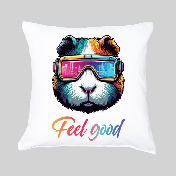 Housse de coussin Cochon d'Inde ~ Colors Vibes