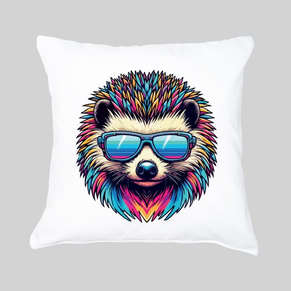 Housse de coussin Hérisson I ~ Colors Vibes