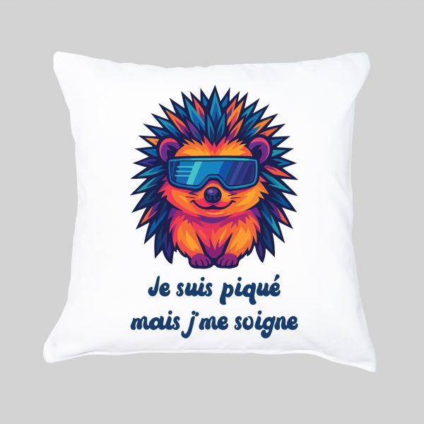 Housse de coussin Hérisson II ~ Colors Vibes