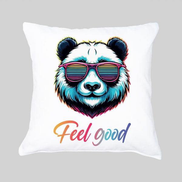 Housse de coussin Panda ~ Colors Vibes