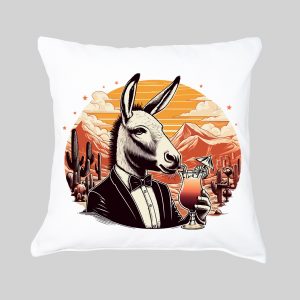 Housse de coussin / Âne ~ Eat me / Drink me