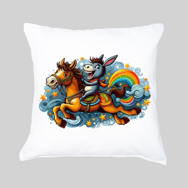 Housse de coussin Âne ~ Humours