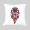 Coussin blanc vue de face Visuel Attrape rêves I - Spirituelles Zen Housse de coussin Attrape Rêves I ~ Spirituelles Zen