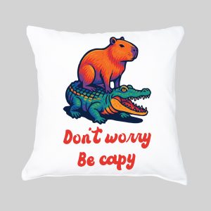 Housse de coussin Capybara ~ Humours