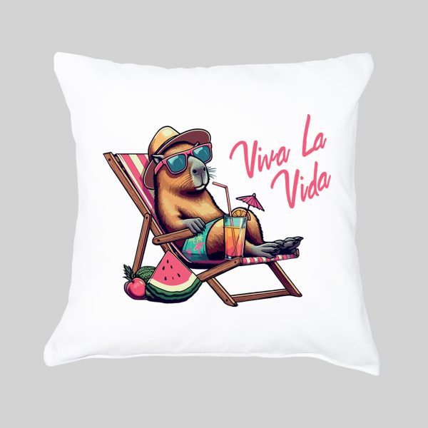 Housse de coussin Capybara II ~ Summers Vibes