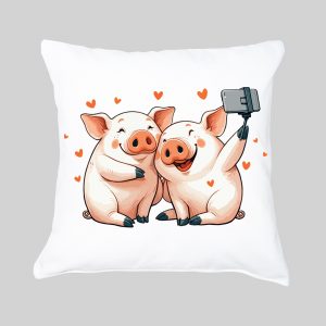 Housse de coussin / Cochons ~ Loves