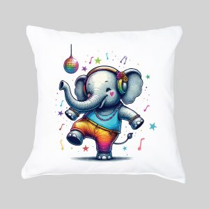 Housse de coussin Elephant ~ Dances & Fiestas