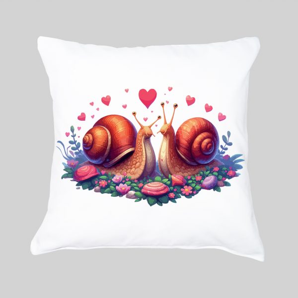 Housse de coussin / Escargots ~ Loves