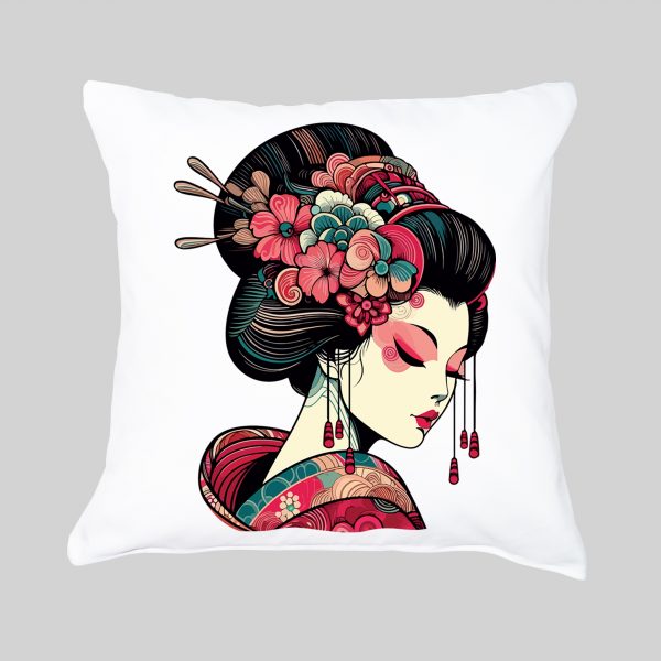 Housse de coussin Geïsha I ~ Asia