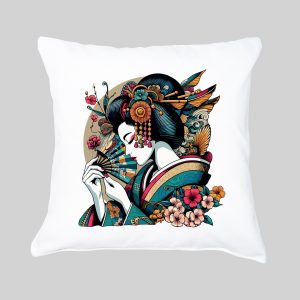 Housse de coussin Geïsha IV ~ Asia