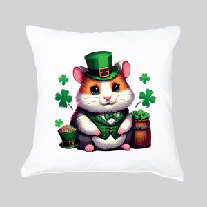 Housse de coussin Hamster ~ Saint Patrick