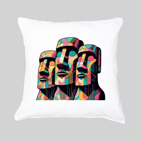 Housse de coussin Ile de Pâques I ~ Spirituelles Zen