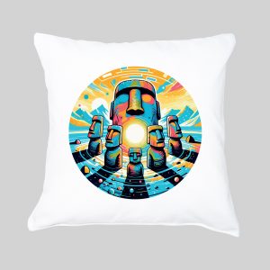 Housse de coussin Ile de Pâques II ~ Spirituelles Zen