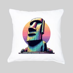 Housse de coussin Ile de Pâques III ~ Spirituelles Zen