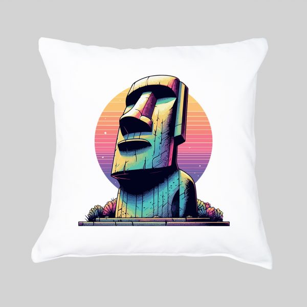 Housse de coussin Ile de Pâques III ~ Spirituelles Zen