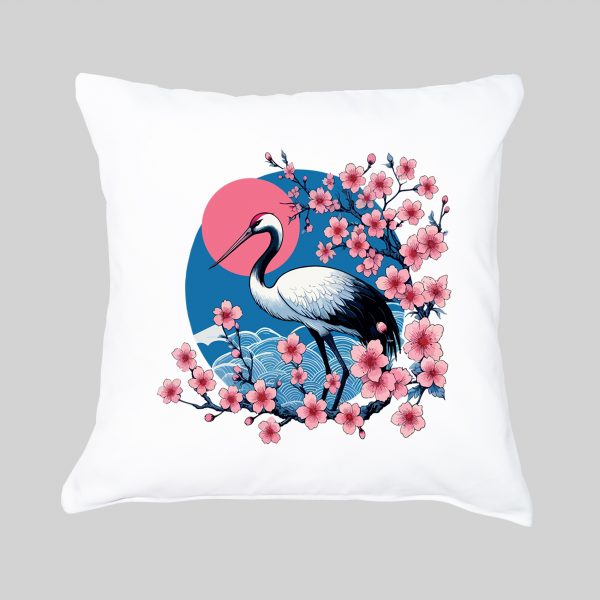 Housse de coussin Cigogne I ~ Asia