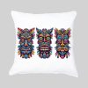 Housse de coussin Totems II ~ Spirituelles Zen