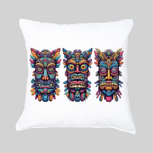 Housse de coussin Totems II ~ Spirituelles Zen