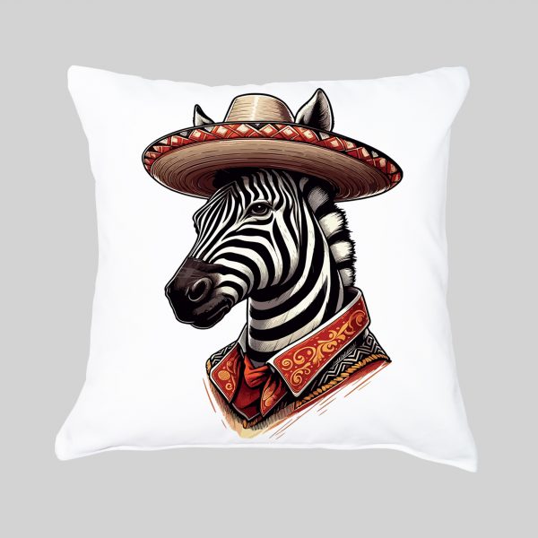Housse de coussin Zèbre I ~ Dances & Fiestas