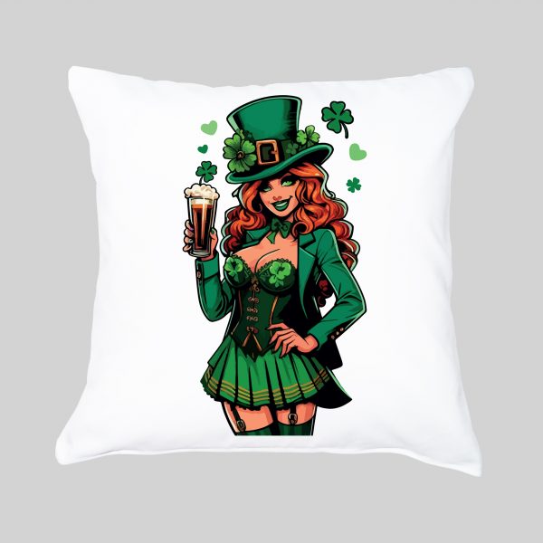 Housse de coussin Lady ~ Saint Patrick