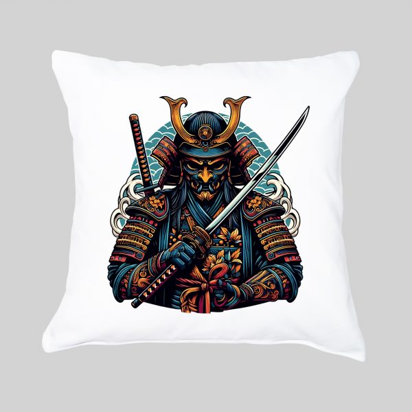 Housse de coussin Samouraï II ~ Asia