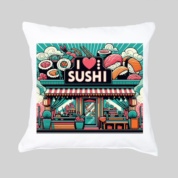 Housse de coussin Sushis I ~ Asia