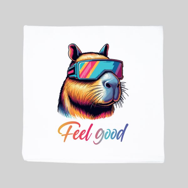 Housse de coussin Capybara I ~ Colors Vibes