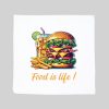 Housse de coussin / Burger ~ Eat me / Drink me