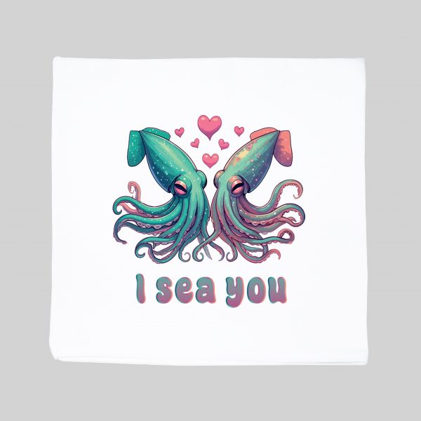 Housse de coussin / Calamars ~ Loves