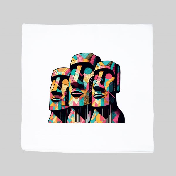 Housse de coussin Ile de Pâques I ~ Spirituelles Zen