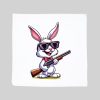 Housse de coussin blanc vue de face Visuel Lapins I - Humours Housse de coussin Lapin ~ Humours