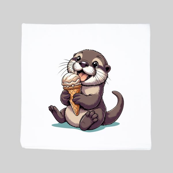 Housse de coussin / Loutre ~ Eat me / Drink me