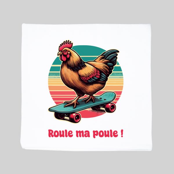 Housse de coussin Poule III ~ Humours