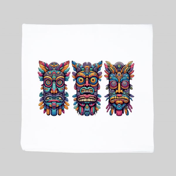 Housse de coussin Totems II ~ Spirituelles Zen