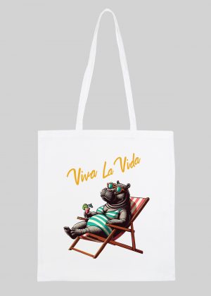 Tote Bag Hippopotame II ~ Summers Vibes