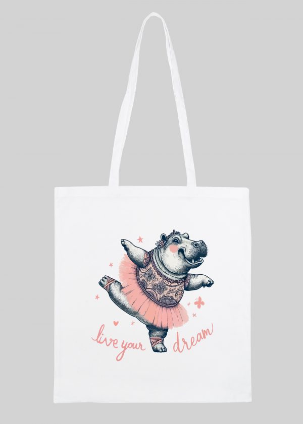 Tote Bag Hippopotame ~ Danses & Fiestas