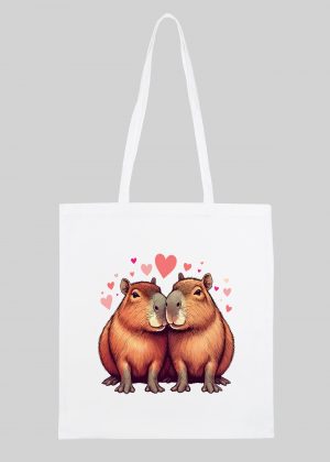 Tote Bag Capybaras ~ Love