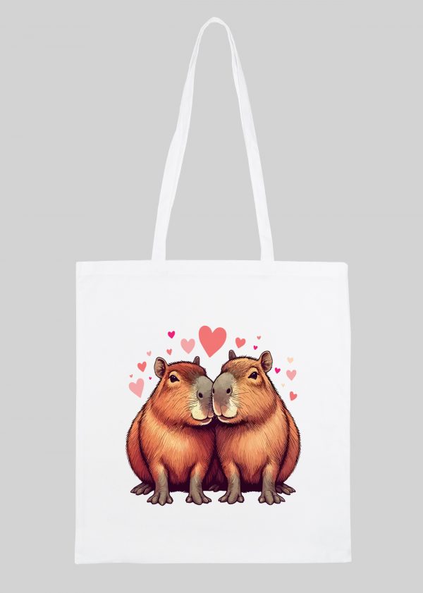 Tote Bag Capybaras ~ Love