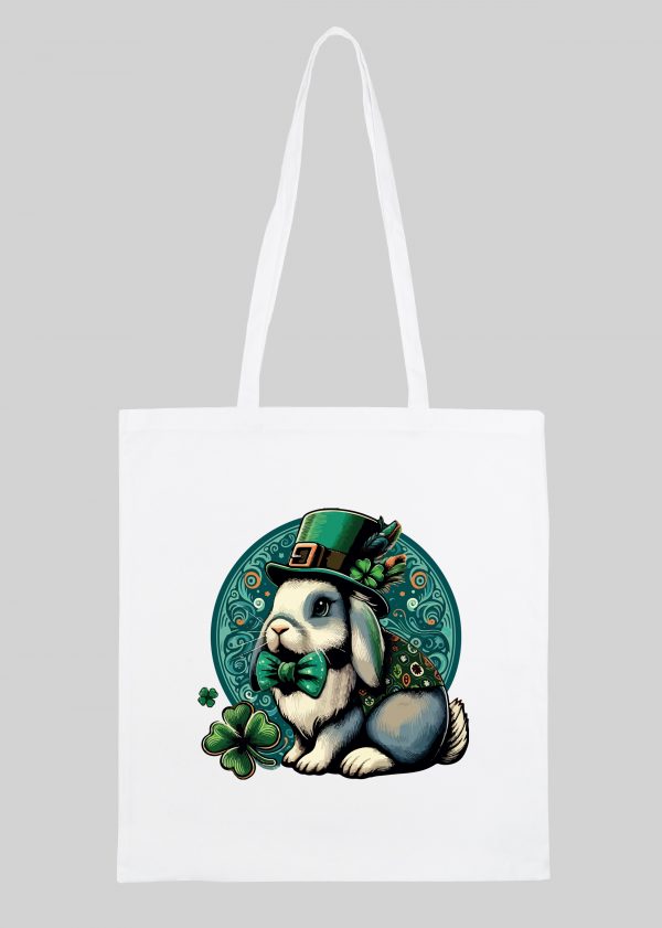 Tote Bag Lapin ~ Saint Patrick