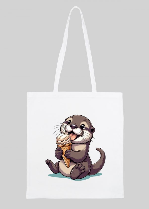 Tote Bag Loutre ~ Eat me & Drink me