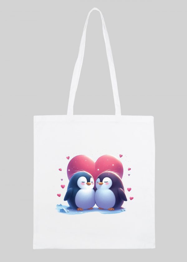Tote Bag Pinguins II ~ Love