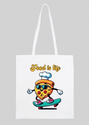Tote Bag Pizza ~ Eat me & Drink me