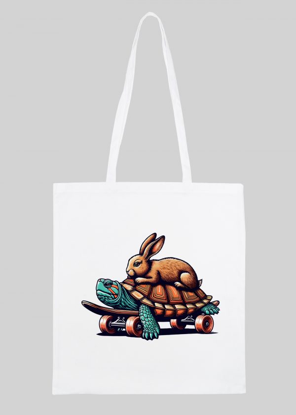 Tote Bag Lièvre & Tortue ~ Humours