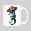 Mug anse côté droit Visuel Hippocampes I - Fantastiques & Sciences fictions Mug Hippocampe ~ Danses & Fiestas
