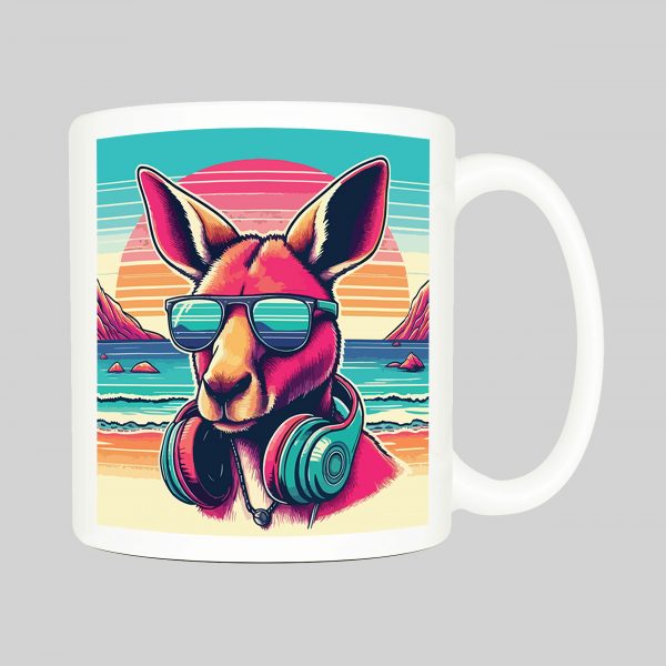 Mug anse côté droit Visuel Kangouroux I - Natures Mug Kangourou ~ Summers Vibes